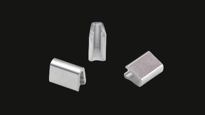 布带铝夹扣大开口长0.9MM