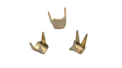 5#黄铜三脚码(订做)