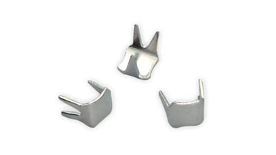 3#铁镀白三脚码