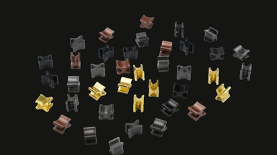 Various plating color combinations of aluminium rear codes