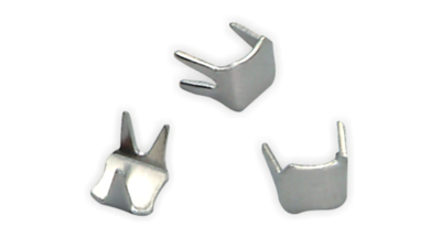 5#铁镀白三脚码